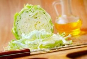 Cabio picado para ensalada