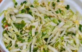 Ensalada de repolo de Pekín