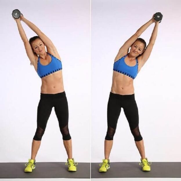 Inclínase cara ao lado